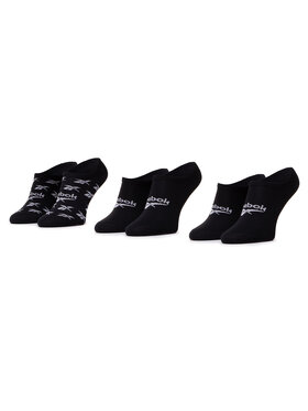 Reebok Reebok Zestaw 3 par stopek unisex Cl Fo Invisible Sock 3P GG6679 Czarny