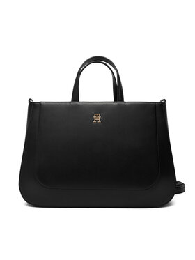 Tommy Hilfiger Tommy Hilfiger Kabelka Th Glam Satchel AW0AW18145 Černá