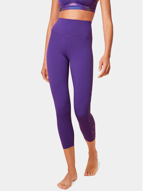 Triumph Triumph Legíny Cardio RTW 7/8 High Waist Leggings Logo 10215957 Fialová Slim Fit
