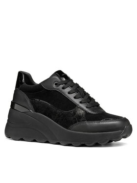 Geox Geox Sneakersy D Spherica Ec13 D65WAB 2285 C9999 Černá