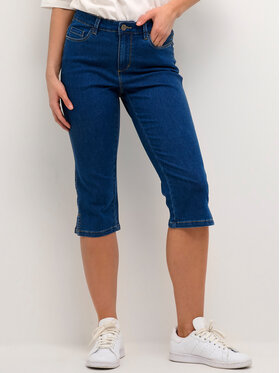 Kaffe Kaffe Capri hlače Vicky 10505521 Plava Slim Fit