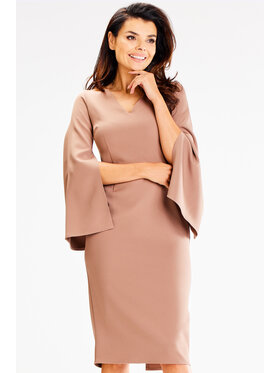 Awama Awama Abito da sera A596 Marrone Basic Fit