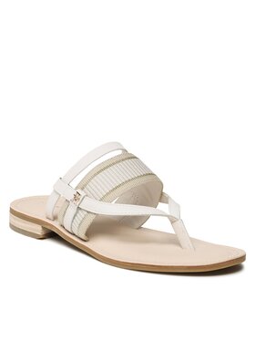 Tommy Hilfiger Tommy Hilfiger Japonki Th Webbing Mule Sandal FW0FW07275 Biały