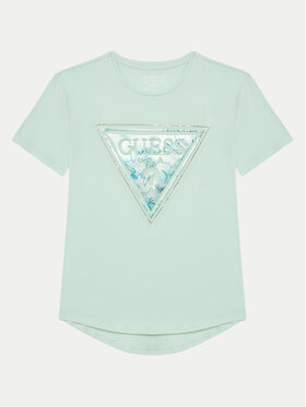 Guess Guess Tričko J5GI15 K6YW4 Zelená Regular Fit