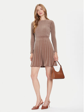 Guess Guess Strickkleid W5BK79 Z3902 Beige Regular Fit