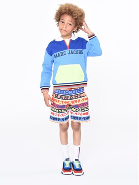 Marc Jacobs Marc Jacobs Шорти з тканини W24276 S Голубий Regular Fit