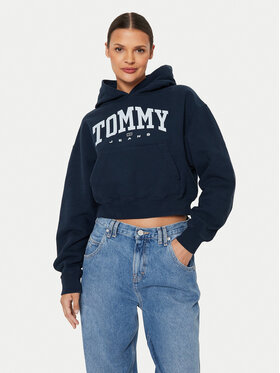 Tommy Jeans Tommy Jeans Μπλούζα Varsity DW0DW19291 Σκούρο μπλε Relaxed Fit