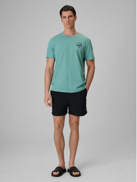 4F 4F Szorty kąpielowe FOB SUMMER Czarny Regular Fit