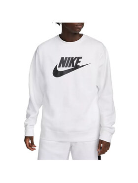 Nike Nike Felpa Sportswear Club Fleece Bianco Regular Fit