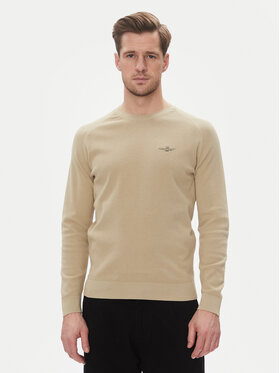 Aeronautica Militare Aeronautica Militare Pulover 251MA1556L560 Bej Regular Fit