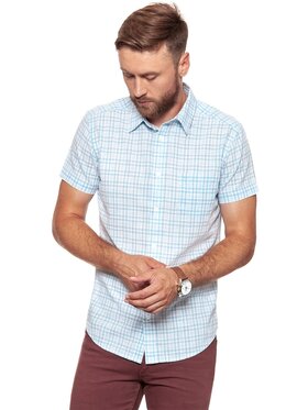 Wrangler Wrangler Camicia SS 1PKT SHIRT Bianco Slim Fit
