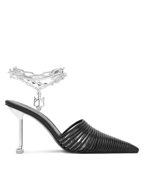 Naked Wolfe Naked Wolfe Pantoletten Chromed 00007 Schwarz