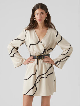 Vero Moda Vero Moda Haljina za svaki dan 10295426 Écru Regular Fit