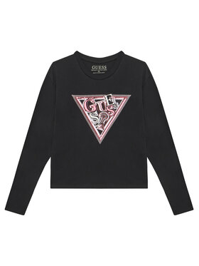 Guess Guess Блузка J5YI15 K6YW4 Чорний Regular Fit