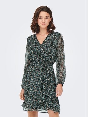 ONLY ONLY Kasdieninė suknelė 15236376 Žalia Regular Fit