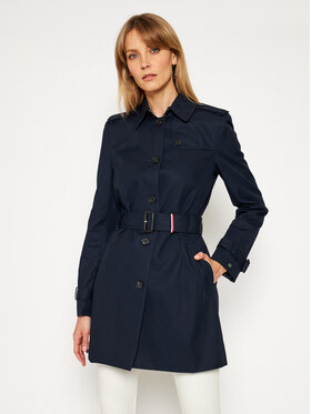 Tommy Hilfiger Tommy Hilfiger Vihmamantel Heritage Single WW0WW24966 Tumesinine Regular Fit