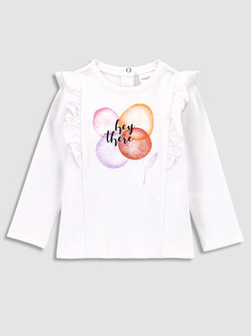 Coccodrillo Coccodrillo Блузка WC3143102RPN Білий Regular Fit
