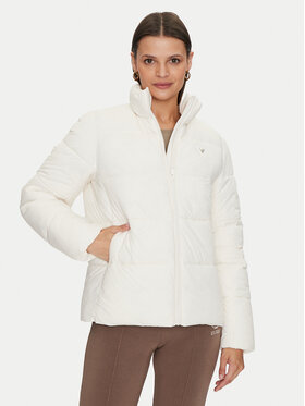 Guess Guess Vatovaná bunda New Claudia V4YL03 WFUD0 Biela Regular Fit