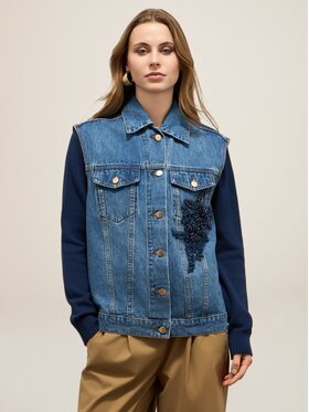 Oltre Oltre Giacca outdoor L400J000001N004 Blu Over Fit