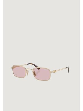 Miu Miu Miu Miu Okulary przeciwsłoneczne 0MU A53S ZVN4I0 Złoty