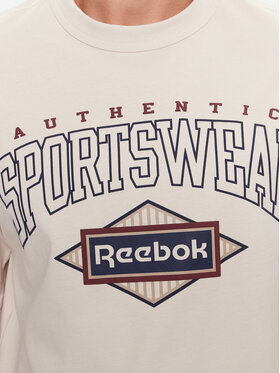 Reebok T-shirt Sporting Goods IM1507 Bež Regular Fit