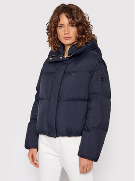 Tommy Hilfiger Tommy Hilfiger Pehelykabát WW0WW29933 Sötétkék Loose Fit