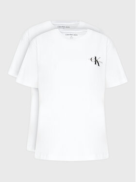 Calvin Klein Jeans Calvin Klein Jeans Komplet 2 t-shirtów J20J220845 Biały Slim Fit