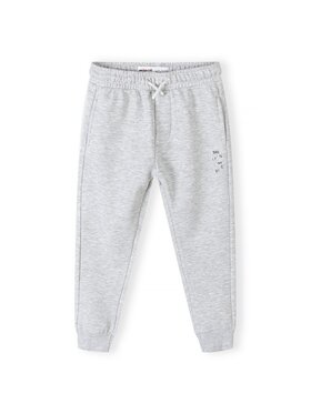 MINOTI MINOTI Spodnie dresowe 17FLEECE 48 Szary Regular Fit