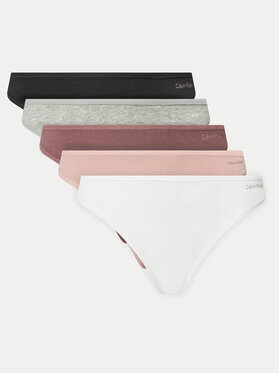 Calvin Klein Underwear Set 5 Parov Tangic Thong 5Pk 000QD5250E Pisana