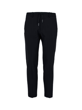 ACANFORA ACANFORA Spodnie zimowe UNCASSANO-NER Czarny Regular Fit
