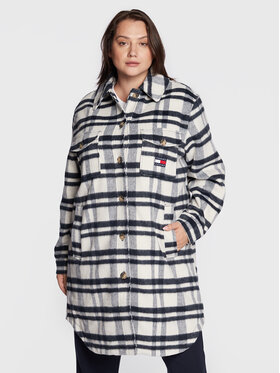 Tommy Jeans Curve Tommy Jeans Curve Átmeneti kabát DW0DW12076 Bézs Regular Fit