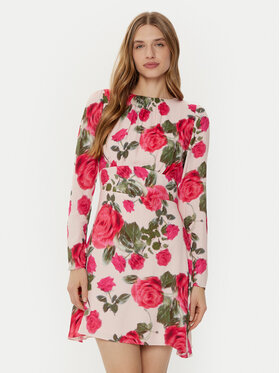 Guess Guess Každodenné šaty W5RK39 WGLC2 Ružová Regular Fit