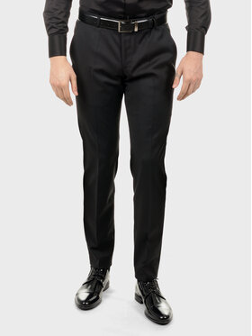 Evenemen Evenemen Spodnie garniturowe KAST Czarny Slim Fit