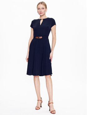 Lauren Ralph Lauren Lauren Ralph Lauren Rochie de zi 250868639004 Bleumarin Regular Fit