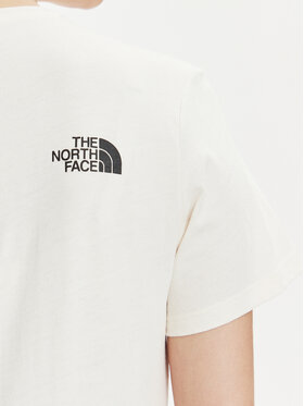 The North Face Športna Majica Foundation Coordinates NF0A882W Écru Regular Fit