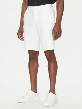 BOSS BOSS Шорти от плат S_Commuter_10.5 inch 50540337 Бял Slim Fit