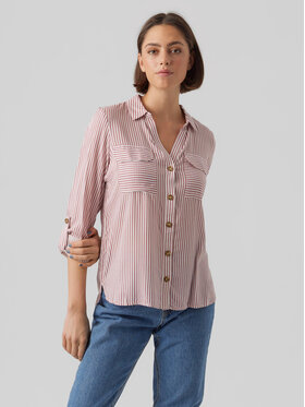Vero Moda Vero Moda Camicia Bumpy 10275283 Rosa Regular Fit