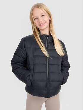 4F 4F Kurtka puchowa 4FJWSS25TDJAF515-20S Czarny Regular Fit