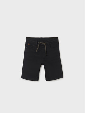 Mayoral Mayoral Pantaloncini di tessuto 6253 Nero