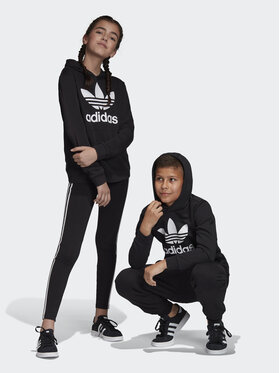 adidas adidas Суитшърт Trefoil DV2870 Черен Regular Fit