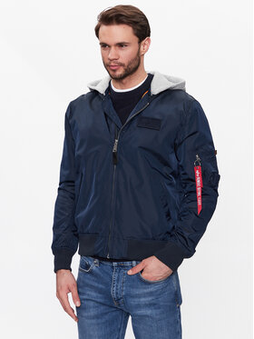 Alpha Industries Alpha Industries Kurtka bomber MA-1 196108 Granatowy Regular Fit