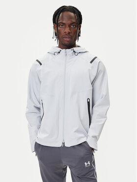 Under Armour Under Armour Prehodna jakna Ua Unstoppable Jacket 1370494-014 Siva Loose Fit