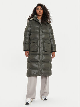 Whistler Whistler Kurtka zimowa Lakewood W Long Puffer W243266 Zielony Regular Fit