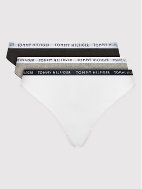 Tommy Hilfiger Tommy Hilfiger Komplet 3 par stringów 3p UW0UW02829 Kolorowy