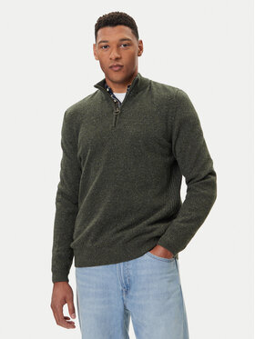 Barbour Barbour Svetr Tisbury MKN1187GN79 Zelená Regular Fit