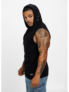 PITBULL PITBULL Tank top Tank Czarny Regular Fit