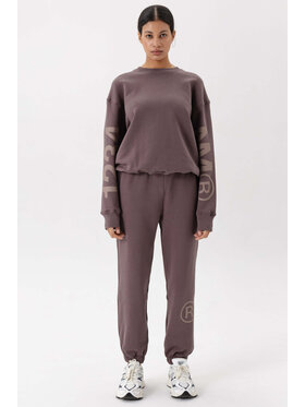 Misaga Misaga Bluza NORMAL SWEATSHIRT Brązowy Relaxed Fit