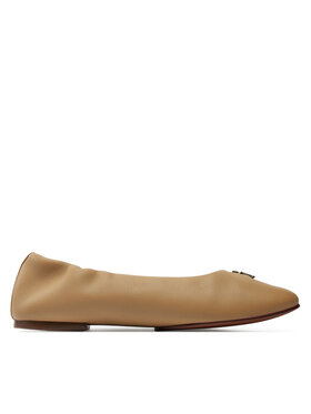 Tommy Hilfiger Tommy Hilfiger Балетки Th Elevated Elastic Ballerina FW0FW07882 Хакі