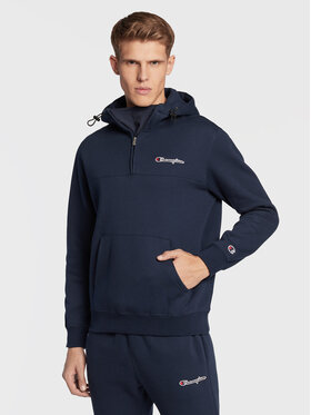 Champion Champion Bluza Half-Zip Heavy 217866 Granatowy Regular Fit