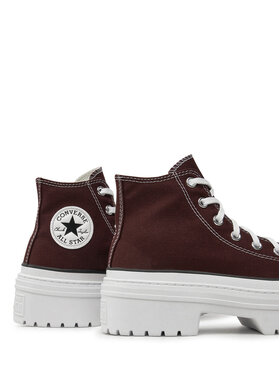 Converse Modne Superge Chuck Taylor All Star Lugged Heel A09401C Bordo Rdeča